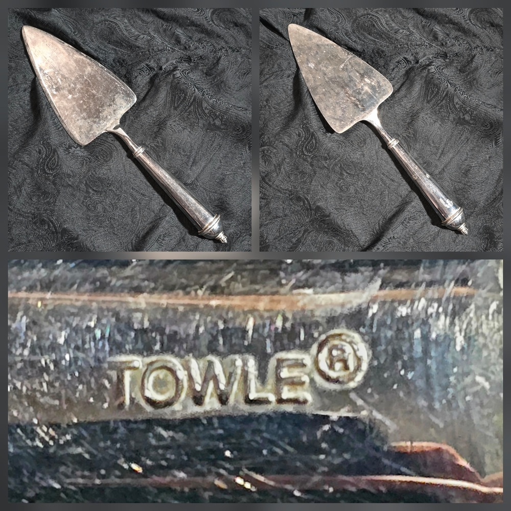Towle Estate Silverplate Dessert Server 11” Vintage Wedding Cake Pie Server
